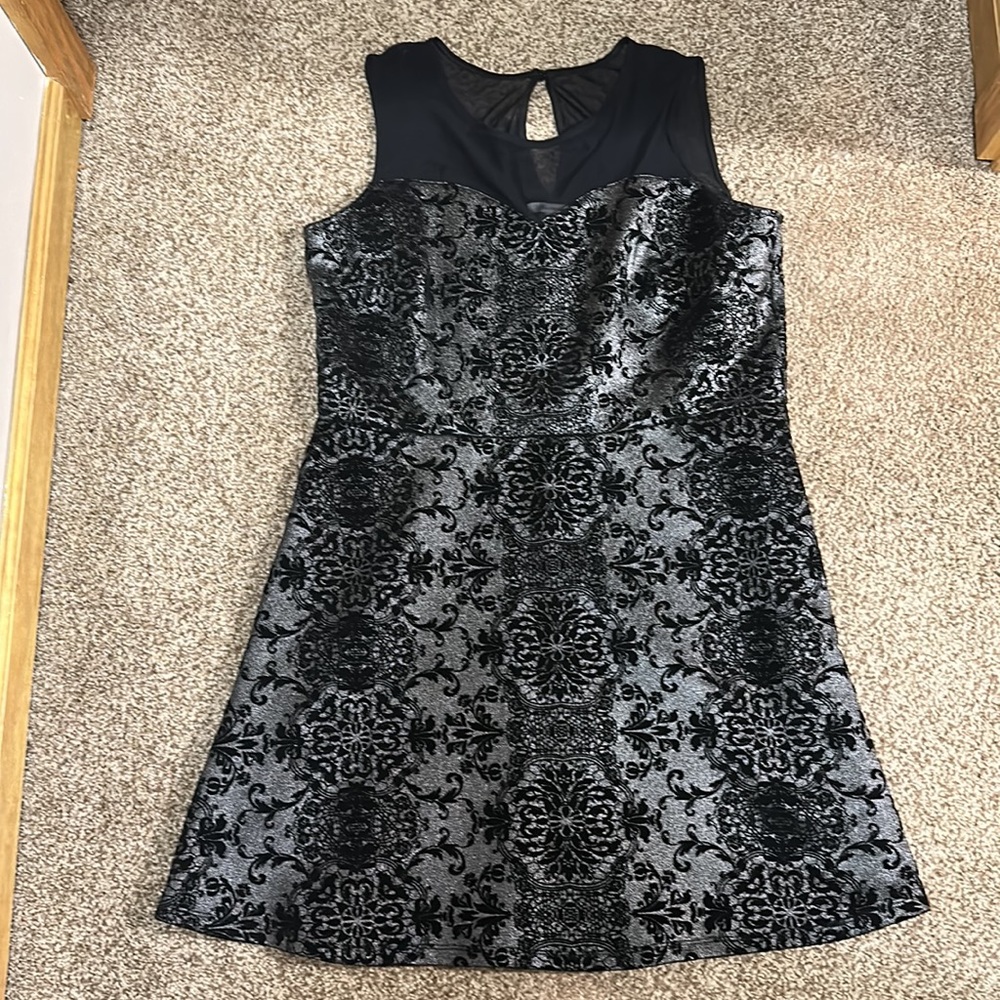 NWT Holiday Black/Silver Dress! Beautiful Maurice’s dress, size XL.